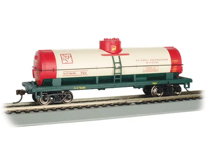 Christmas NP&S - Single Dome Tank Car (HO) Christmas NP&S - Single Dome Tank Car (HO)